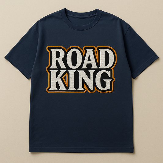 ROAD KING | Drop-16 Embroidered Oversized Tee