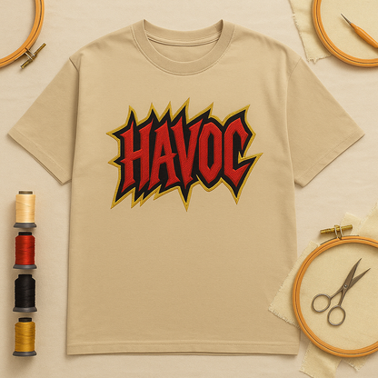 HAVOC | Drop-21 Limited Embroidered Oversized Tee