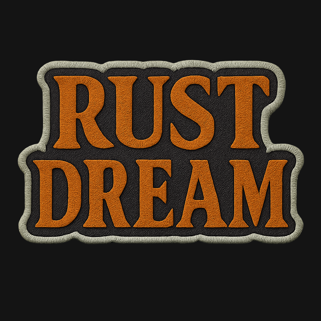 RUST DREAM | Drop-23 Limited Embroidered Oversized Tee