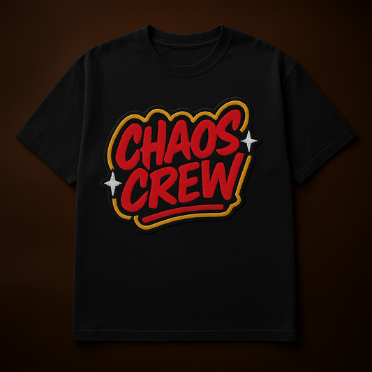 CHAOS CREW | Drop-11 Embroidered Ov-Tee