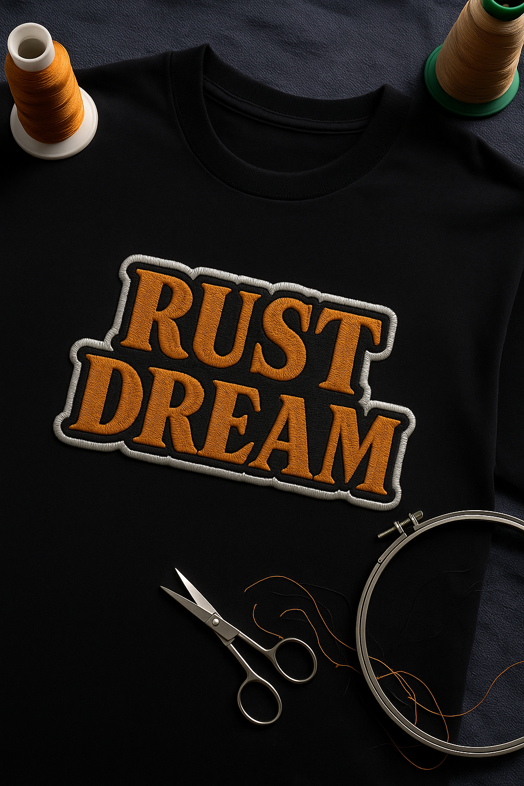 RUST DREAM | Drop-23 Limited Embroidered Oversized Tee