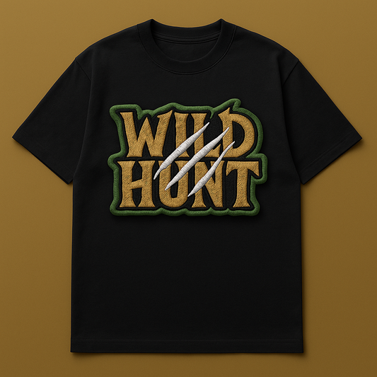 WILD HUNT | Drop-18 Limited Embroidered Oversized Tee