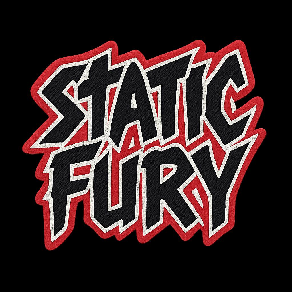 STATIC FURY | Drop-25 Limited Embroidered Oversized Tee