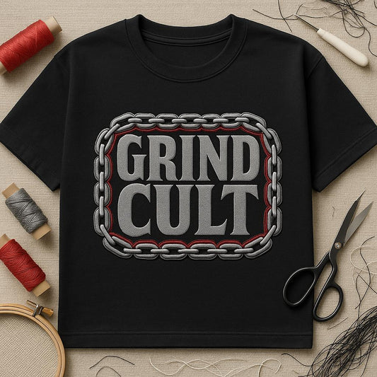 GRIND CULT | Drop-24 Limited Embroidered Oversized Tee