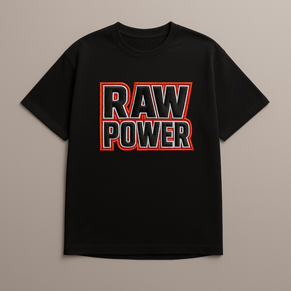 RAW POWER | Drop-3 Limited Embroidered Ov-Tee